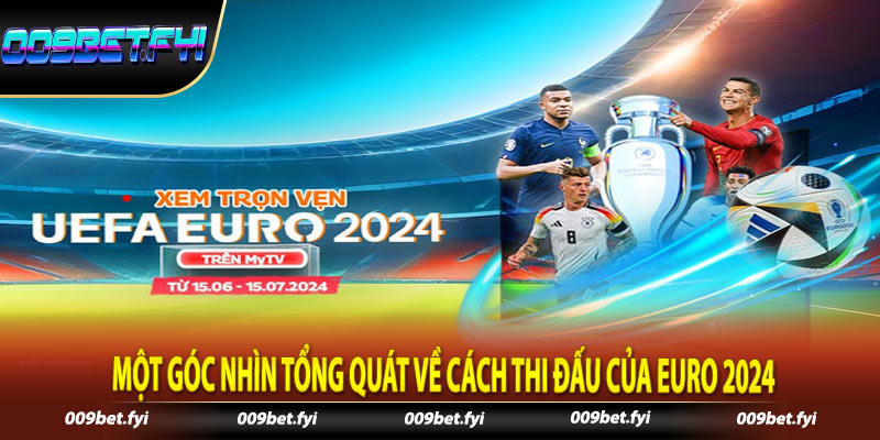 Một góc nhìn tổng quát về cách thi đấu của euro 2024